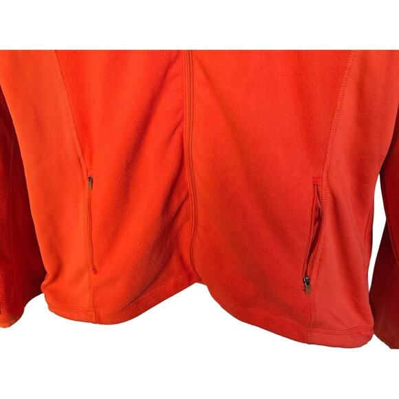 Oklahoma City Thunder Antigua Womens Large Orange Fleece Full Zip Jacket Large - Picture 5 of 6